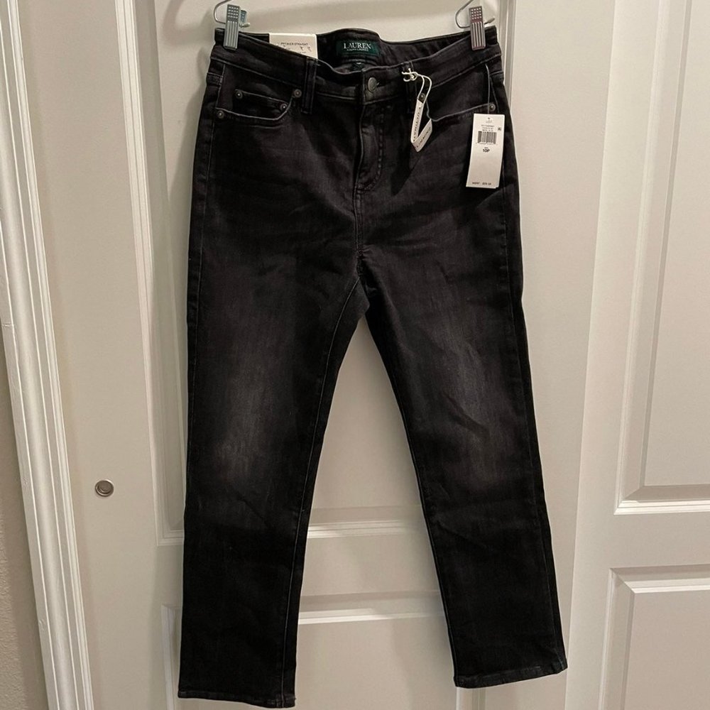 NWT Ralph Lauren Jeans, blk 10P